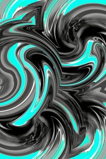 blue and black curly painting texture abstract background von timla