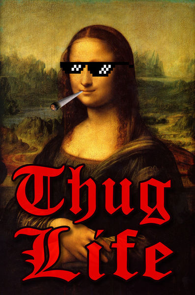 Thug-life-mona-lisa