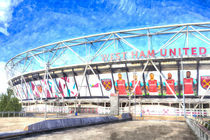 West Ham Olympic Stadium London Art von David Pyatt