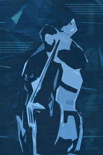 Jazz Contrabass Poster by cinema4design