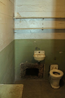 Alcatraz Island -  washroom by Chris Berger
