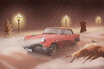 US Classic Car im Winter by Monika Juengling