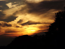 Sunset over the Edogawa 2 von Richard H. Jones