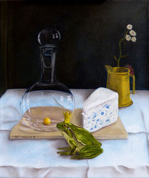 Stilleben mit Frosch by Dana Bennewitz
