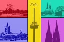 Köln Collage von Gabi Siebenhühner