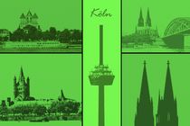 Köln Collage von Gabi Siebenhühner