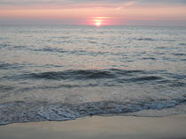 Sonnenuntergang Nordsee im Sommer von Antje Püpke