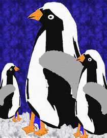 Familie Pinguin by claudja