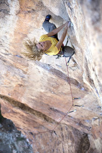 Woman climber von Manuel Bruque