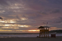 Sunset in Playa Zicatela von Manuel Bruque