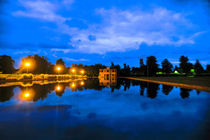 Eaton Park Lake at Dusk, Norwich, England by Vincent J. Newman