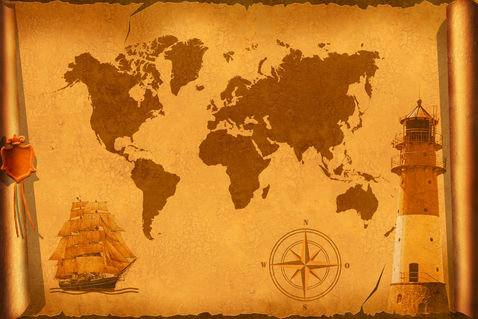 Weltkarte-nautic
