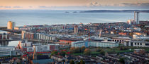 Swansea city panorama von Leighton Collins