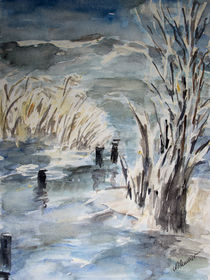 Winter at the lake - Winter am See  by Chris Berger
