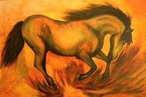 Wilder Mustang von Monika Beirer