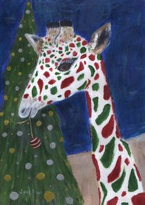 Christmas Giraffe von Jamie Frier