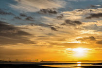 Severn Bridge Sunset by David Tinsley