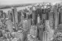 Manhattan New York black and white by wamdesign