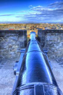 Edinburgh Castle Cannon von David Pyatt