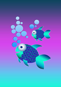 Blue fishes von lescapricesdefilles