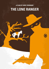 No202 My The Lone Ranger minimal movie poster von chungkong