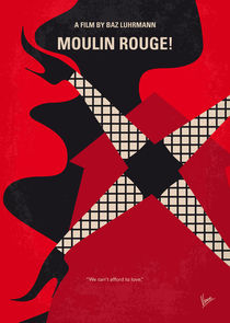 No713 My Moulin Rouge minimal movie poster von chungkong