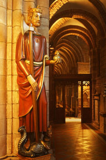 Statue in St. Magnus Cathedral Kirkwall   by Sabine Radtke