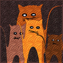 Cat Gang by claudja
