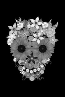 Skull flowers von wamdesign