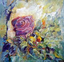 Rose im November by Helga Koch
