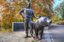 Wojtek The Soldier Bear Memorial Edinburgh by David Pyatt