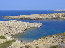 Rocky Cove, Menorca by Rod Johnson
