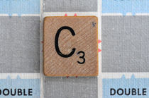 Scrabble C by Jane Glennie