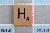Scrabble H by Jane Glennie