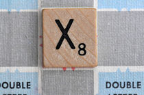 Scrabble X by Jane Glennie