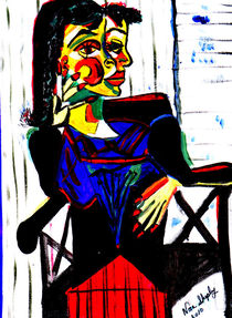JUST WAITING  PICASSO by Nora Shepley
