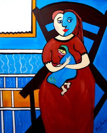GIRL WITH BABY by Nora Shepley