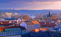 Overlooking Prague by Keld Bach