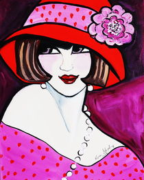 1920'S FLAPPER GIRL ROSE by Nora Shepley
