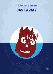 No718 My Cast-Away minimal movie poster by chungkong