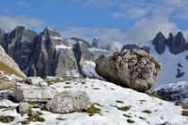 Felsbrocken in den Dolomiten by Anita Pescosta