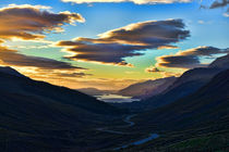 Mountain Sunset-Loch Maree by Dave Harnetty