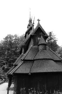Vikinger Stabkirche Norwegen by ann-foto
