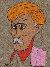Portrait of an Old Man von Nandan Nagwekar