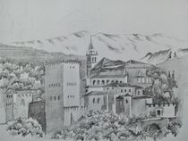Alhambra, Granada von Theodor Fischer