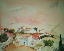 Dorf bei Ronda,  von Theodor Fischer