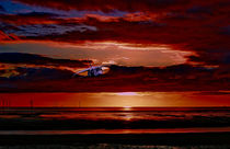 TSR2 at Sunset (Digital Painting) von John Wain