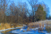Frozen river by mnwind