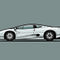 Illu-jaguar-xj220-silver-poster