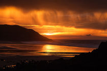 Sunrise at Caswell Bay von Leighton Collins